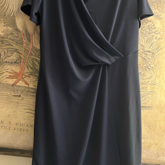 NEW Talbots Dark Navy Blue Sheath Dress Plus Size 0X XL Extra Large Plus SZ - Picture 5 of 8